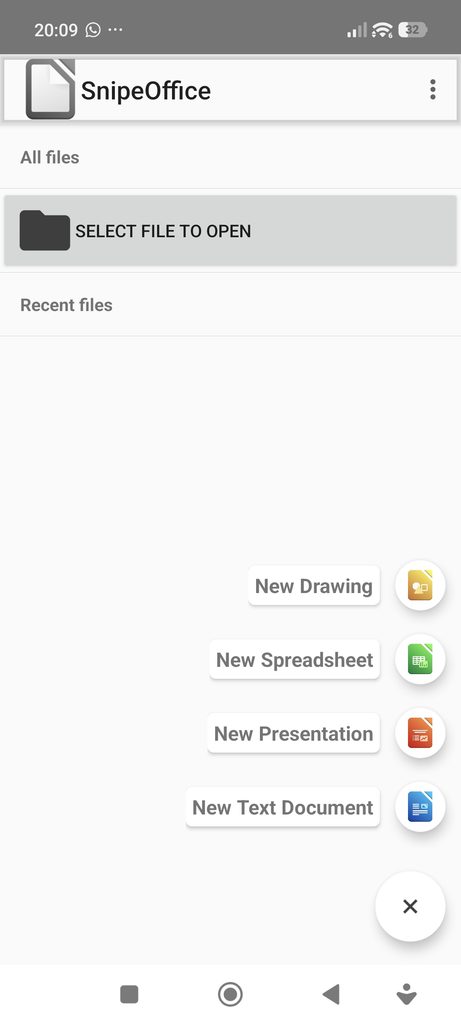 SnipeOffice Android Writer